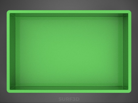 ЗЕЛЕНИЙ ПЛАСТИКОВИЙ ЯЩИК ДЛЯ ЗБЕРІГАННЯ ІНСТРУМЕНТІВ МАЙСТЕРНЯ ІНСТРУМЕНТИ ГАРАЖ ЗАПЧАСТИНА 3D Модель