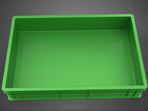 ЗЕЛЕНИЙ ПЛАСТИКОВИЙ ЯЩИК ДЛЯ ЗБЕРІГАННЯ ІНСТРУМЕНТІВ МАЙСТЕРНЯ ІНСТРУМЕНТИ ГАРАЖ ЗАПЧАСТИНА 3D Модель