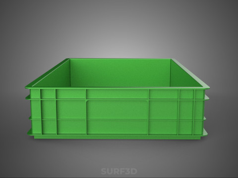 ЗЕЛЕНИЙ ПЛАСТИКОВИЙ ЯЩИК ДЛЯ ЗБЕРІГАННЯ ІНСТРУМЕНТІВ МАЙСТЕРНЯ ІНСТРУМЕНТИ ГАРАЖ ЗАПЧАСТИНА 3D Модель