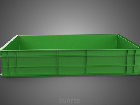 ЗЕЛЕНИЙ ПЛАСТИКОВИЙ ЯЩИК ДЛЯ ЗБЕРІГАННЯ ІНСТРУМЕНТІВ МАЙСТЕРНЯ ІНСТРУМЕНТИ ГАРАЖ ЗАПЧАСТИНА 3D Модель