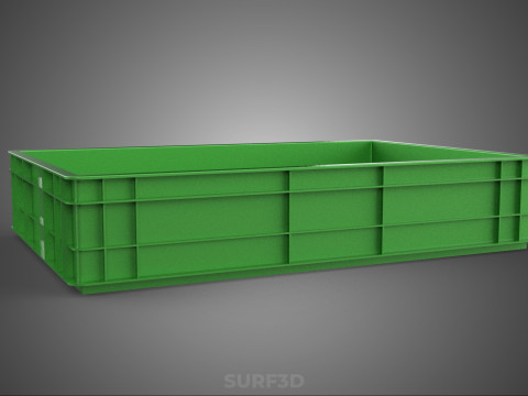 ЗЕЛЕНИЙ ПЛАСТИКОВИЙ ЯЩИК ДЛЯ ЗБЕРІГАННЯ ІНСТРУМЕНТІВ МАЙСТЕРНЯ ІНСТРУМЕНТИ ГАРАЖ ЗАПЧАСТИНА 3D Модель