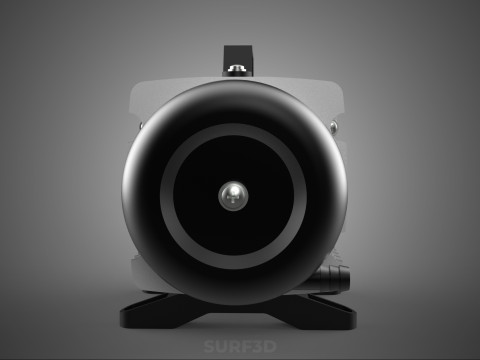 ELEKTROMAGNETYCZNA POMPA TLENU SPRĘŻARKA SILNIK DMUCHAWA AERATORA Model 3D