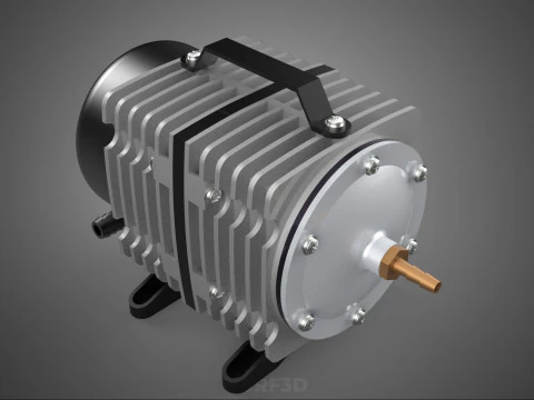 ELECTRICAL MAGNETIC AIR PUMP COMPRESSOR BLOWER AERATOR MOTOR ACO 3D Model