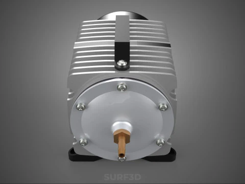 ELECTRICAL MAGNETIC AIR PUMP COMPRESSOR BLOWER AERATOR MOTOR ACO 3D Model