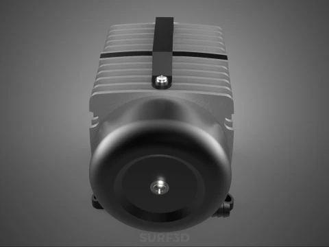 ELECTRICAL MAGNETIC AIR PUMP COMPRESSOR BLOWER AERATOR MOTOR ACO 3D Model