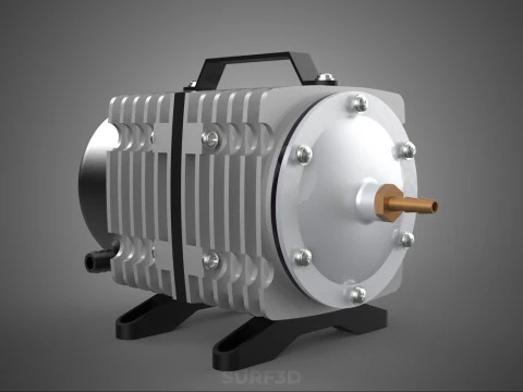 ELECTRICAL MAGNETIC AIR PUMP COMPRESSOR BLOWER AERATOR MOTOR ACO 3D Model