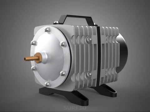 ELECTRICAL MAGNETIC AIR PUMP COMPRESSOR BLOWER AERATOR MOTOR ACO 3D Model