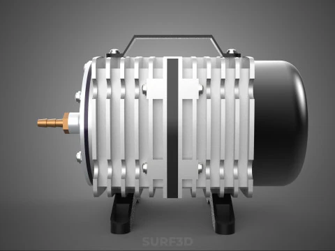 ELECTRICAL MAGNETIC AIR PUMP COMPRESSOR BLOWER AERATOR MOTOR ACO 3D Model