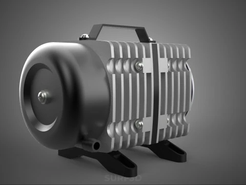 ELECTRICAL MAGNETIC AIR PUMP COMPRESSOR BLOWER AERATOR MOTOR ACO 3D Model