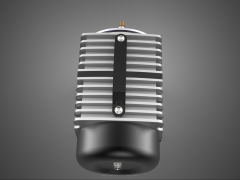 विद्युत चुंबकीय वायु पंप कंप्रेसर ब्लोअर एरेटर मोटर एसीओ 3D मॉडल