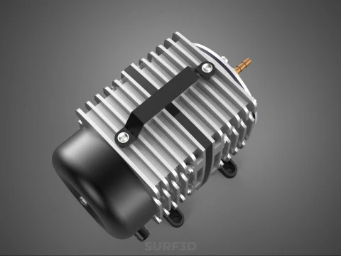 ELECTRICAL MAGNETIC AIR PUMP COMPRESSOR BLOWER AERATOR MOTOR ACO 3D Model