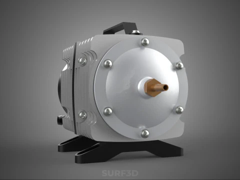 ELECTRICAL MAGNETIC AIR PUMP COMPRESSOR BLOWER AERATOR MOTOR ACO 3D Model