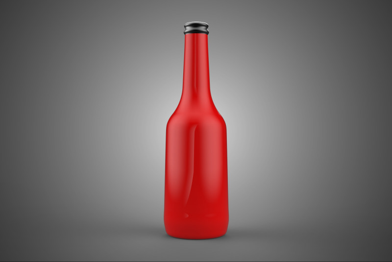 CZERWONA PRZYPRAWA BUTELKA SOS PRZYPRAWA KETCHUP CHILI W PŁYNIE Model 3D .c4d .max .obj .3ds .fbx .stl .blend 