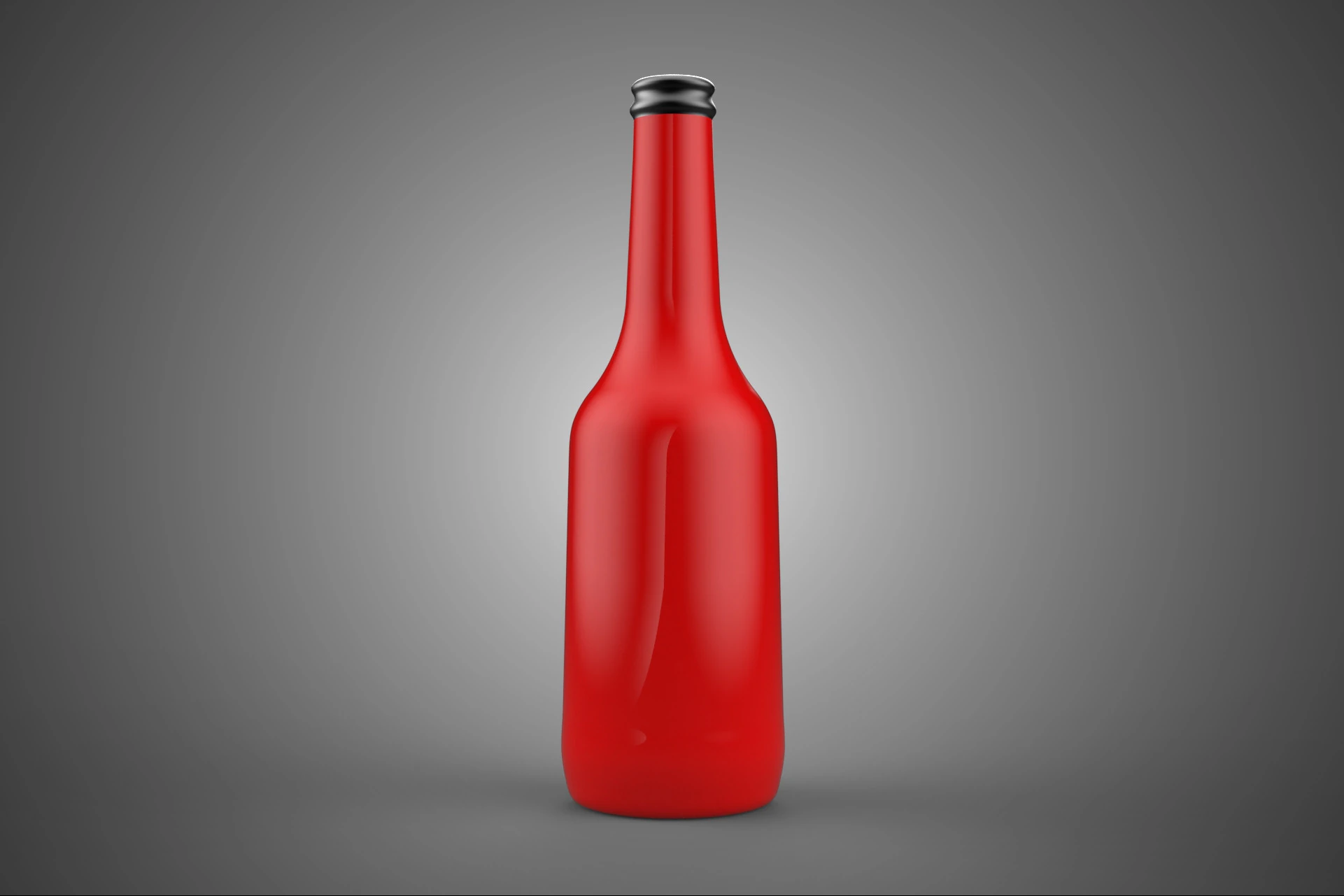RED CONDIMENT BOTTLE SAUCE SEASONING SAVORY KETCHUP CHILI LIQUID 3D Model .c4d .max .obj .3ds .fbx .stl .blend 