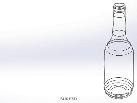 CZERWONA PRZYPRAWA BUTELKA SOS PRZYPRAWA KETCHUP CHILI W PŁYNIE Model 3D