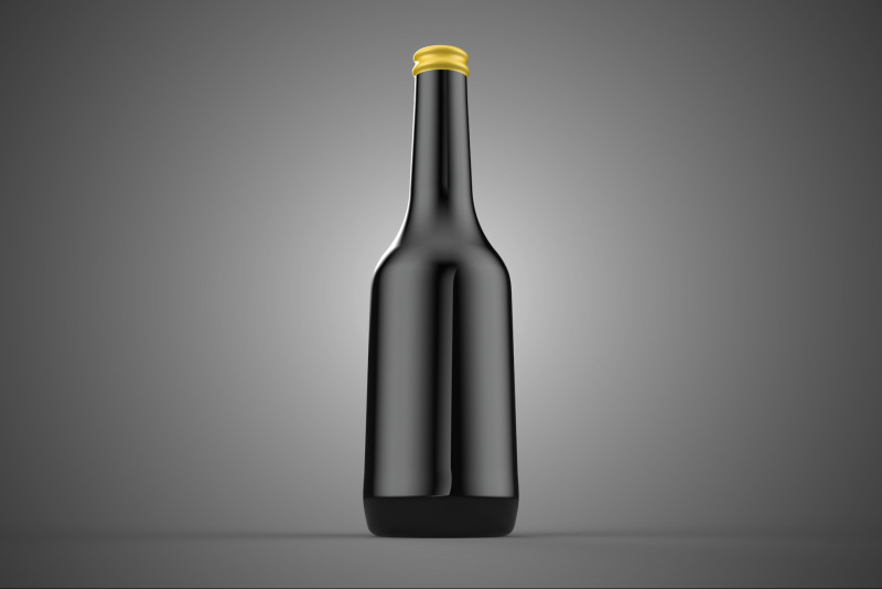 CONDIMENT D'ASSAISONNEMENT ASIATIQUE DE SAUCE SOJA SHOYU PREMIUM BOUTEILLE NOIRE Modèle 3D .c4d .max .obj .3ds .fbx .stl .blend 