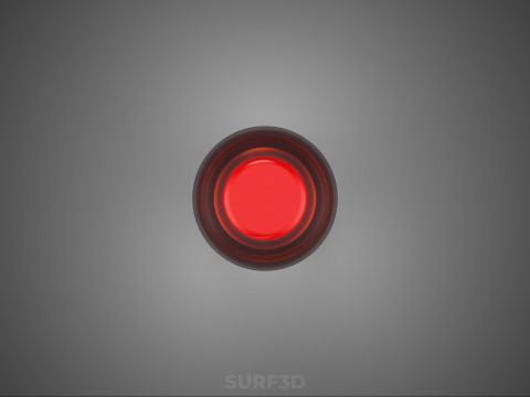 ROTE FLASCHE GETRÄNK SODA prickelndes Erfrischungsgetränk 3D Modell