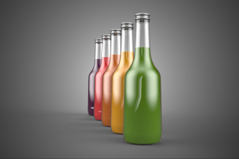 ZUMOS DE FRUTAS Y VERDURAS NATURALES BOTELLAS LIQUIDO FRESCO SALUDABLE PACK Modelo 3D .c4d .max .obj .3ds .fbx .stl .blend