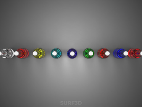 ПЛЯШКА БЕЗАЛКОГОЛЬНОГО ЧИСТОГО ОВІЖУЮЧОГО СМАКУ БЕЗАЛКОГОЛЬНОГО НАПОЮ 3D Модель