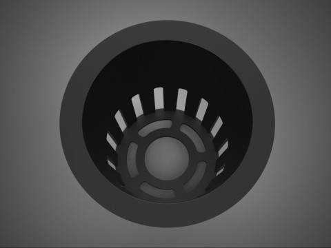 STANDARD-SCHLITZ-NETZTOPF, CUP, MITTELGROW, EIMERPFLANZE, HYDROPONISCH 3D Modell