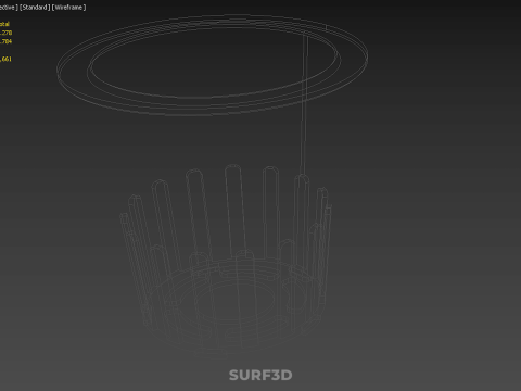 СТАНДАРТНА СІТКА ГОРЩИК ЧАШКА СЕРЕДНЬОГО РОСТУ ГІДРОПОНІКА 3D Модель