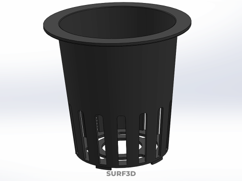 СТАНДАРТНА СІТКА ГОРЩИК ЧАШКА СЕРЕДНЬОГО РОСТУ ГІДРОПОНІКА 3D Модель