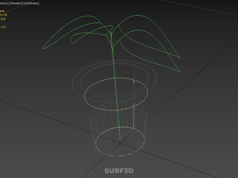 SOIL FREE SOILLESS HYDROPONIC NET POT CUP SEEDLING YOUNG PLANT 3D Model