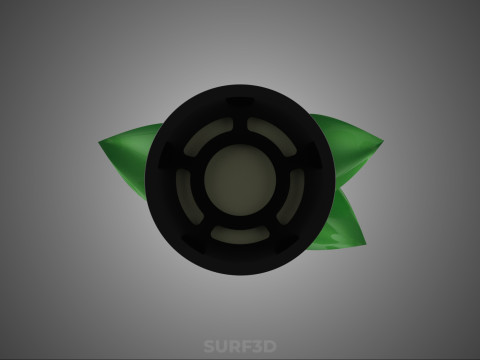 PLANT HYDROPONIC NET POT CUP MESH MEDIUM ROCKWOOL FOAM SPONGE PU 3D Model