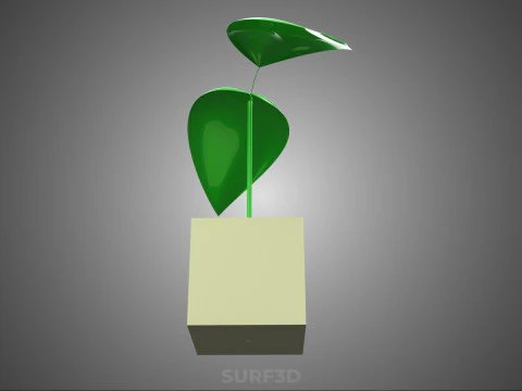 HORTICULTURAL POLYURETHANE MEDIA FOAM SPONGE ROCKWOOL PU PLANT 3D Model