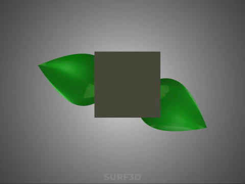 HORTICULTURAL POLYURETHANE MEDIA FOAM SPONGE ROCKWOOL PU PLANT 3D Model