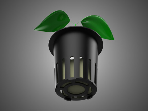 ROCKWOOL FOAM SPONGE PU PLANT ГІДРОПОНІЧНА СІТКА POT CUP MESH MEDIUM 3D Модель