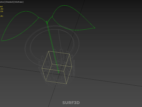 ROCKWOOL 폼 스폰지 PU 식물 수경 네트 냄비 컵 메쉬 미디엄 3D 모델