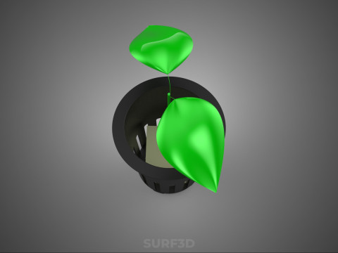 BLOCO DE CUBO CÚBICO ESPONJA MÉDIA PLANTA HIDROPÔNICA CULTURA REDE POTE COPO Modelo 3D