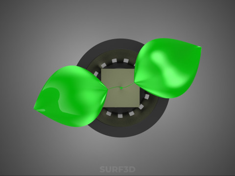 BLOCO DE CUBO CÚBICO ESPONJA MÉDIA PLANTA HIDROPÔNICA CULTURA REDE POTE COPO Modelo 3D