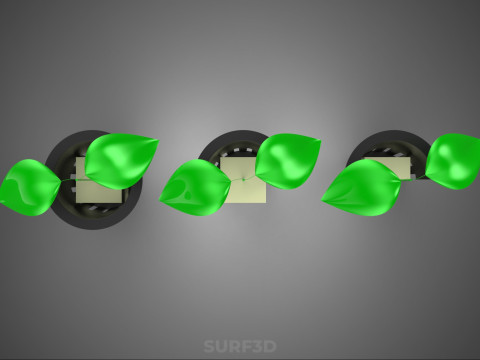 KESİT NET SAKSI TAŞ YÜNÜ SÜNGER KÖPÜK KÜP BİTKİ ÜRÜN TOHUMU 3D Model