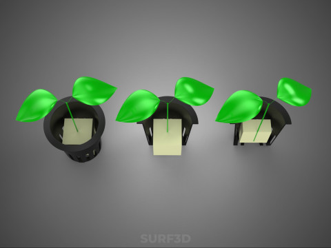 KESİT NET SAKSI TAŞ YÜNÜ SÜNGER KÖPÜK KÜP BİTKİ ÜRÜN TOHUMU 3D Model