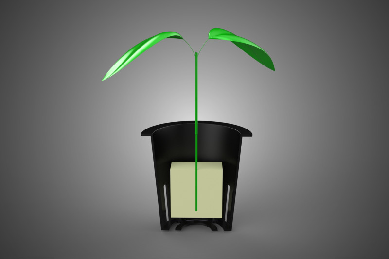 VASETTO A RETE IN SCHIUMA DI SPUGNA PER PIANTE IN TAGLIATO IDROPONICO AEROPONICO Modello 3D .c4d .max .obj .3ds .fbx .stl .blend 