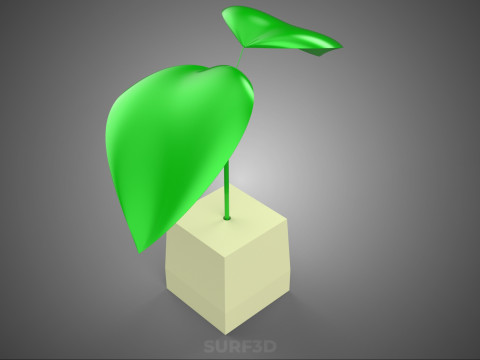 STANDARD-GELBER SCHAUMSCHAUM-SCHWAMM-BLOCK-STEINWOLLE-STEINWOLLE-STARTERTOPF 3D Modell