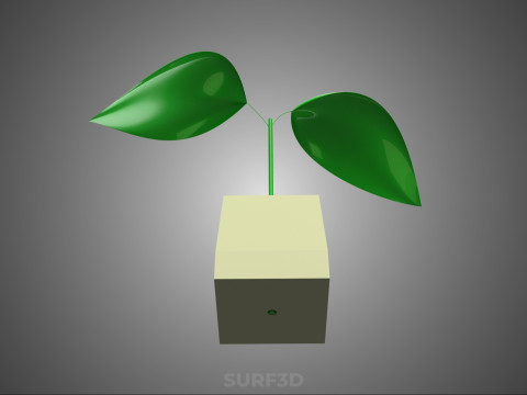 STANDARD-GELBER SCHAUMSCHAUM-SCHWAMM-BLOCK-STEINWOLLE-STEINWOLLE-STARTERTOPF 3D Modell