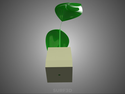 STANDARD-GELBER SCHAUMSCHAUM-SCHWAMM-BLOCK-STEINWOLLE-STEINWOLLE-STARTERTOPF 3D Modell