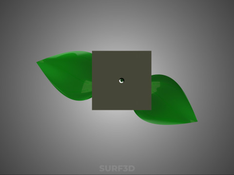 STANDARD-GELBER SCHAUMSCHAUM-SCHWAMM-BLOCK-STEINWOLLE-STEINWOLLE-STARTERTOPF 3D Modell