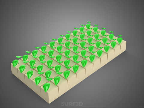 STEINWOLLE STEINWOLLE POLYURETHAN GARTENBAU SCHAUM SCHWAMM PFLANZE 3D Modell