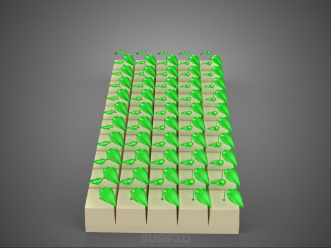 STEINWOLLE STEINWOLLE POLYURETHAN GARTENBAU SCHAUM SCHWAMM PFLANZE 3D Modell