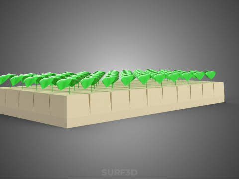 STEINWOLLE STEINWOLLE POLYURETHAN GARTENBAU SCHAUM SCHWAMM PFLANZE 3D Modell