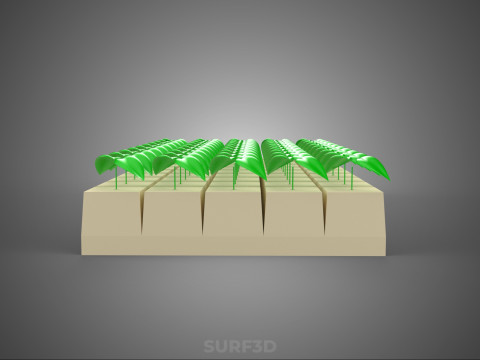 STEINWOLLE STEINWOLLE POLYURETHAN GARTENBAU SCHAUM SCHWAMM PFLANZE 3D Modell