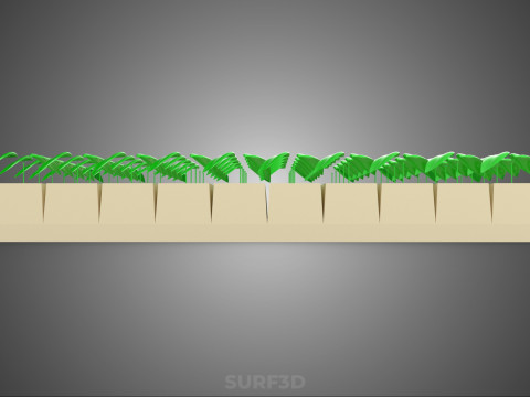 STEINWOLLE STEINWOLLE POLYURETHAN GARTENBAU SCHAUM SCHWAMM PFLANZE 3D Modell