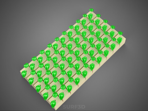 STEINWOLLE STEINWOLLE POLYURETHAN GARTENBAU SCHAUM SCHWAMM PFLANZE 3D Modell