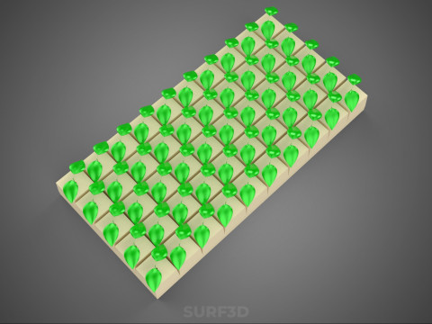 STEINWOLLE STEINWOLLE POLYURETHAN GARTENBAU SCHAUM SCHWAMM PFLANZE 3D Modell