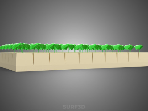 STEINWOLLE STEINWOLLE POLYURETHAN GARTENBAU SCHAUM SCHWAMM PFLANZE 3D Modell