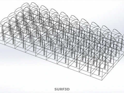 CUBE BLOCK ГУБКА СРЕДНЯЯ ГИДРОПОНИЧЕСКАЯ НАБОР ДЛЯ РАССАЖИ ИЗ КАМЕННОЙ ВАТЫ 3D Модель